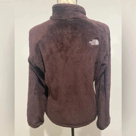The North Face Osito Silken Raschel Fleece Jacket Dark Purple Size Medium - Picture 4 of 10